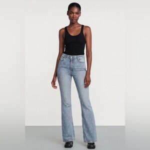 H&M Divided Flare Low Blue Blackpink Jeans Size 8 New with Tags